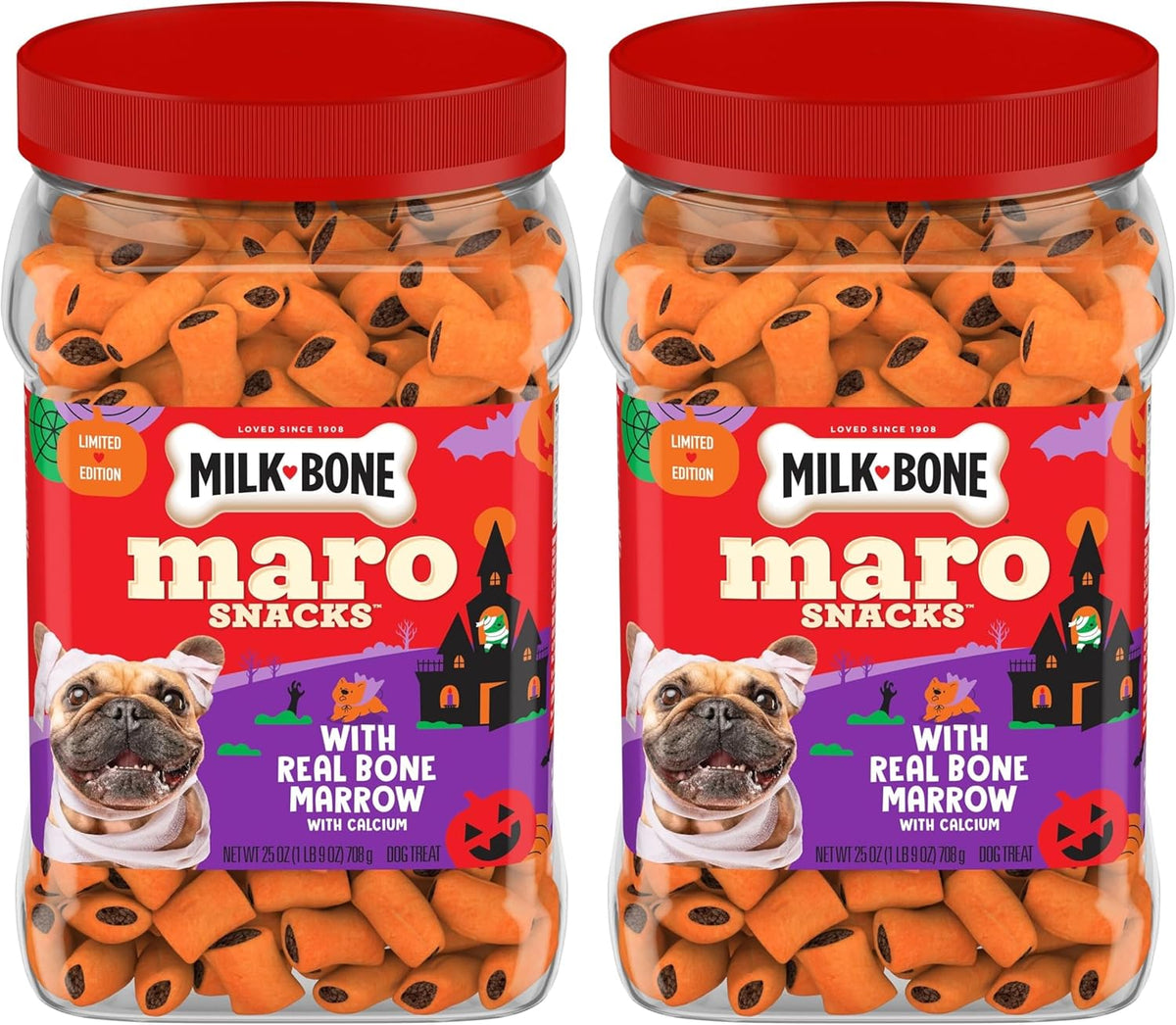 Milk-Bone MaroSnacks Small Dog Treats with Real Bone Marrow, 40 Oz.
