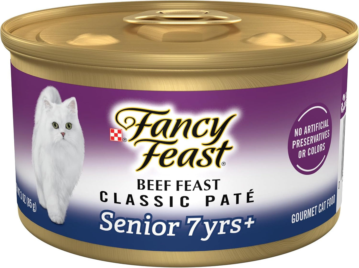 Purina Fancy Feast Gravy Lovers, Poultry & Beef Wet Cat Food, 3oz, 24-Pack