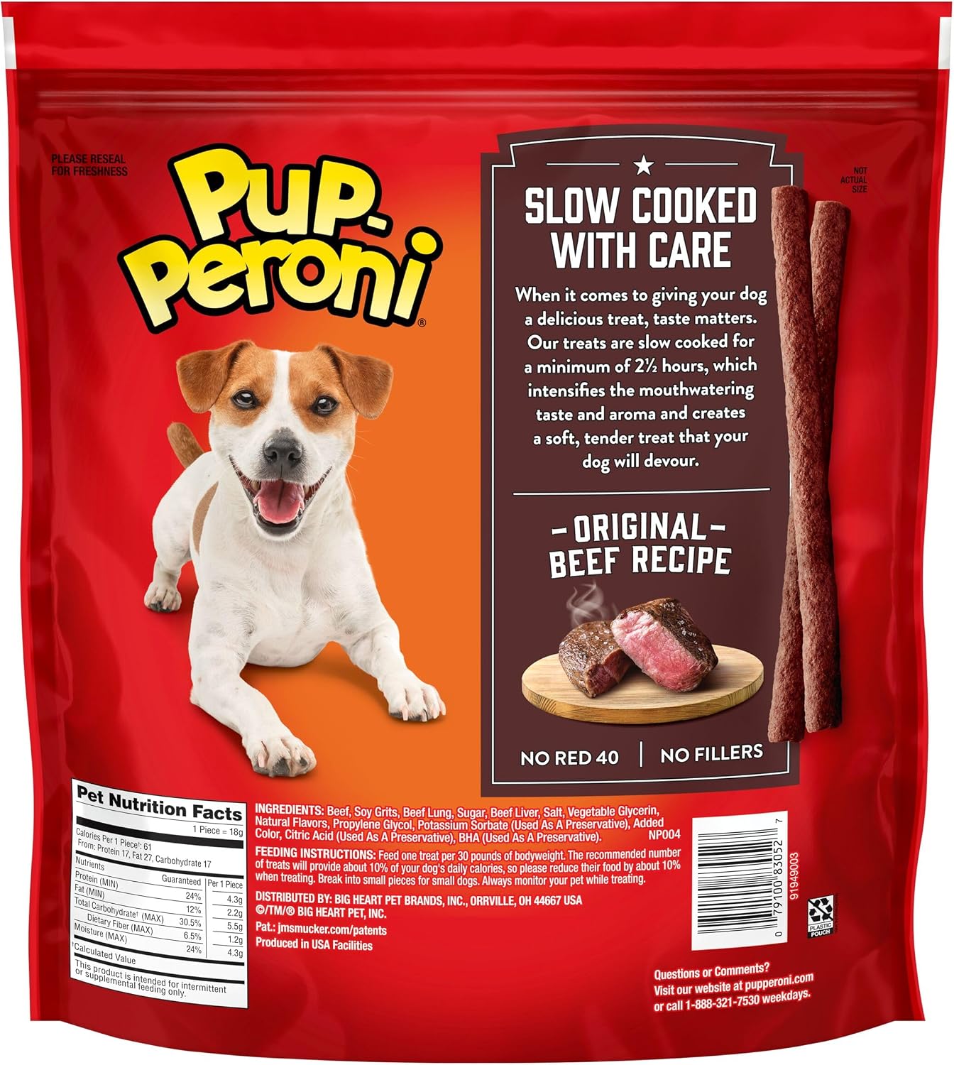 Pup-Peroni Original Beef Recipe Dog Treats, 38 Oz. Bag
