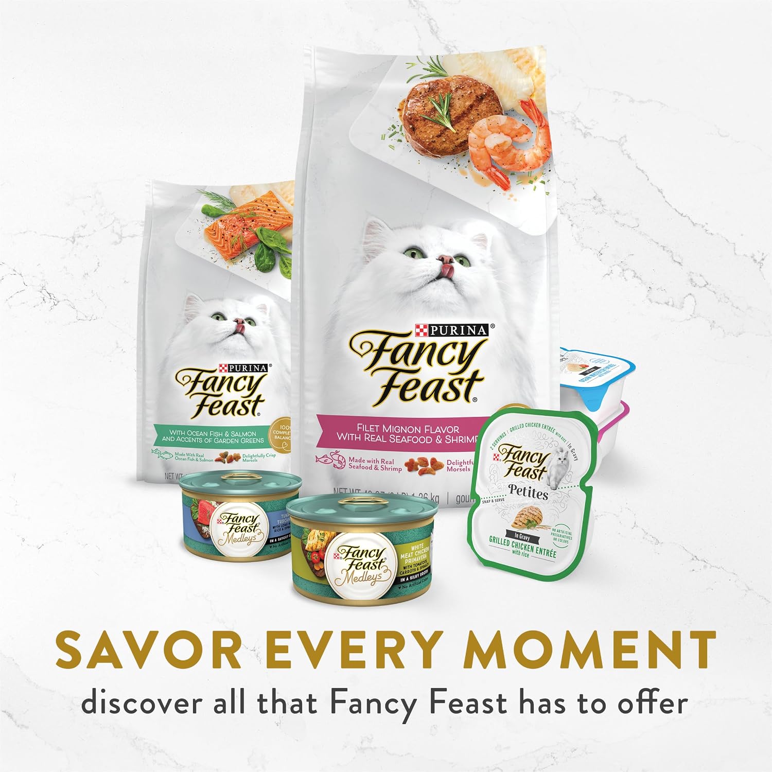 Purina Fancy Feast Gravy Lovers, Poultry & Beef Wet Cat Food, 3oz, 24-Pack