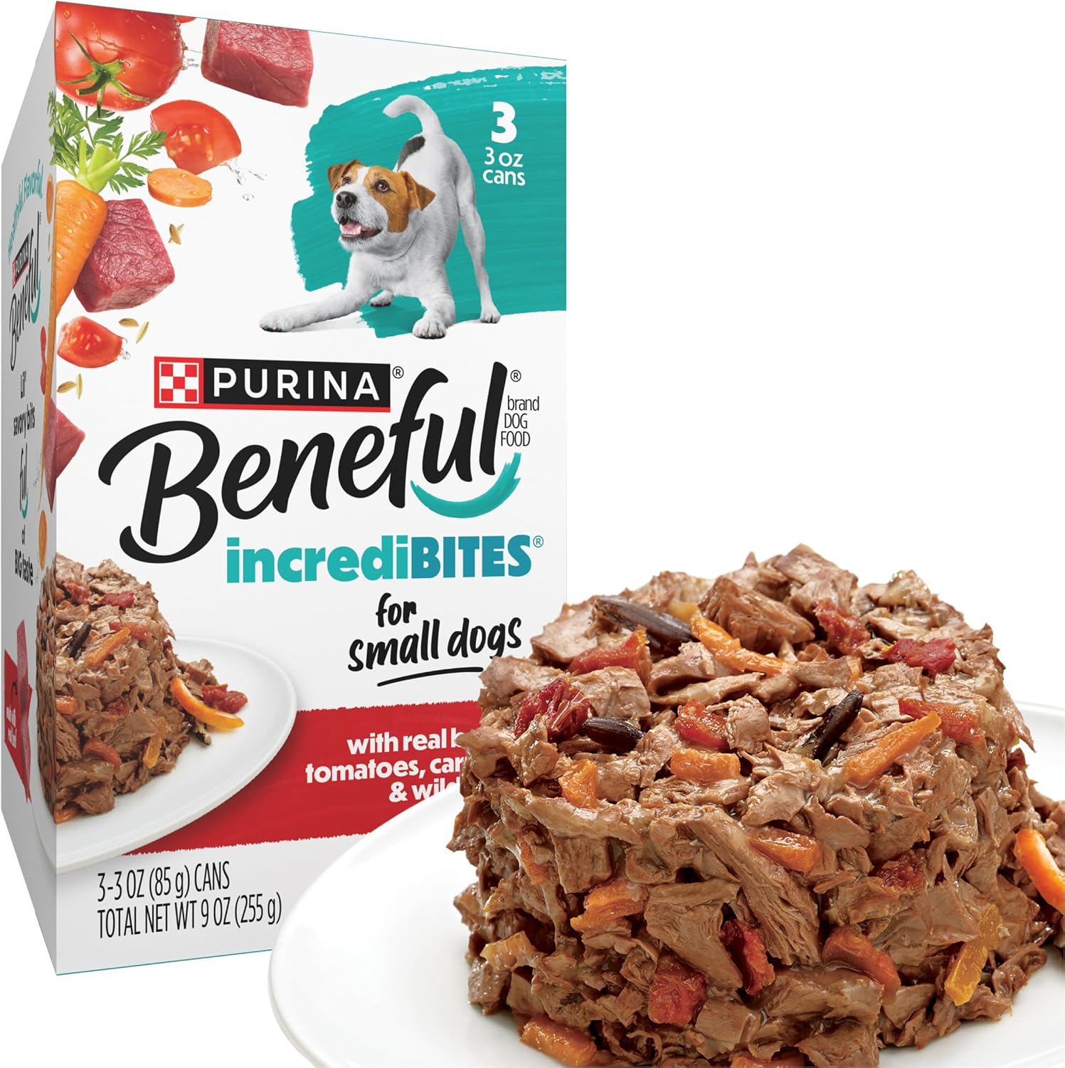 Purina Beneful Small Breed Wet Dog Food Variety Pack, (30) 3 oz Cans