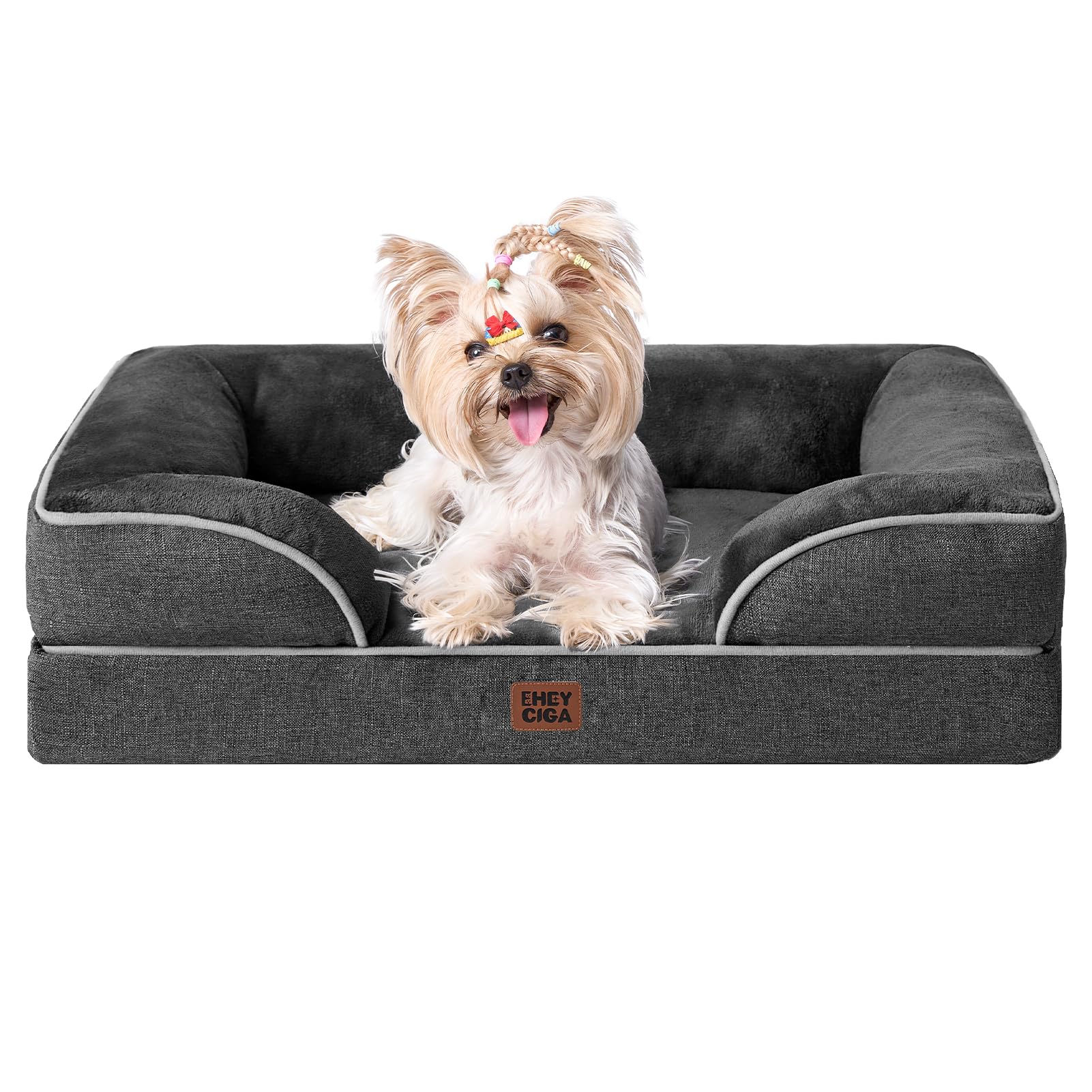 EHEYCIGA Orthopedic Extra Large Dog Bed, Waterproof Washable XL Pet Bed 44"