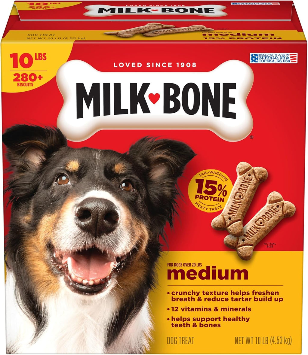 Milk-Bone Original Medium Dog Biscuits, 10 lb Box