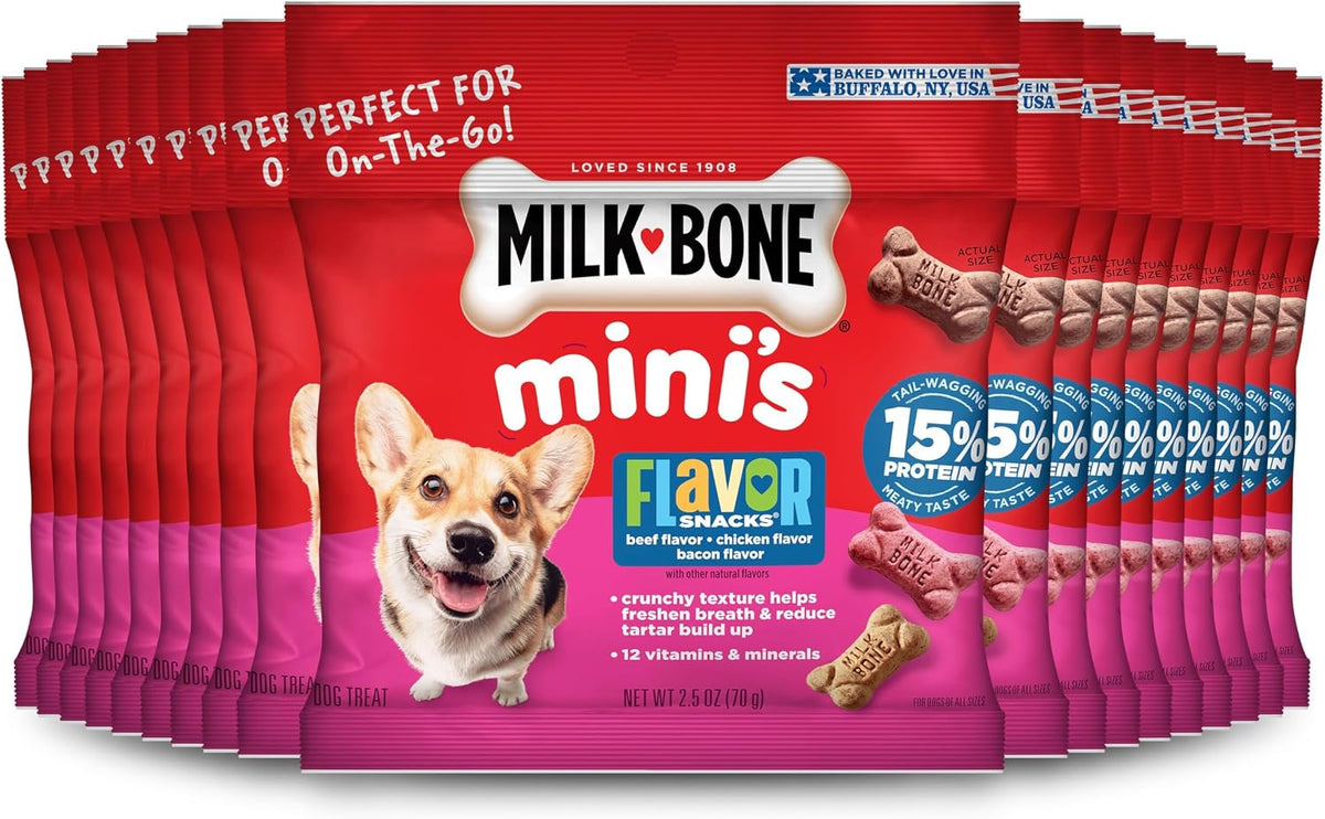 Milk-Bone Flavor Snacks Mini’s Dog Treats, 36 Oz.