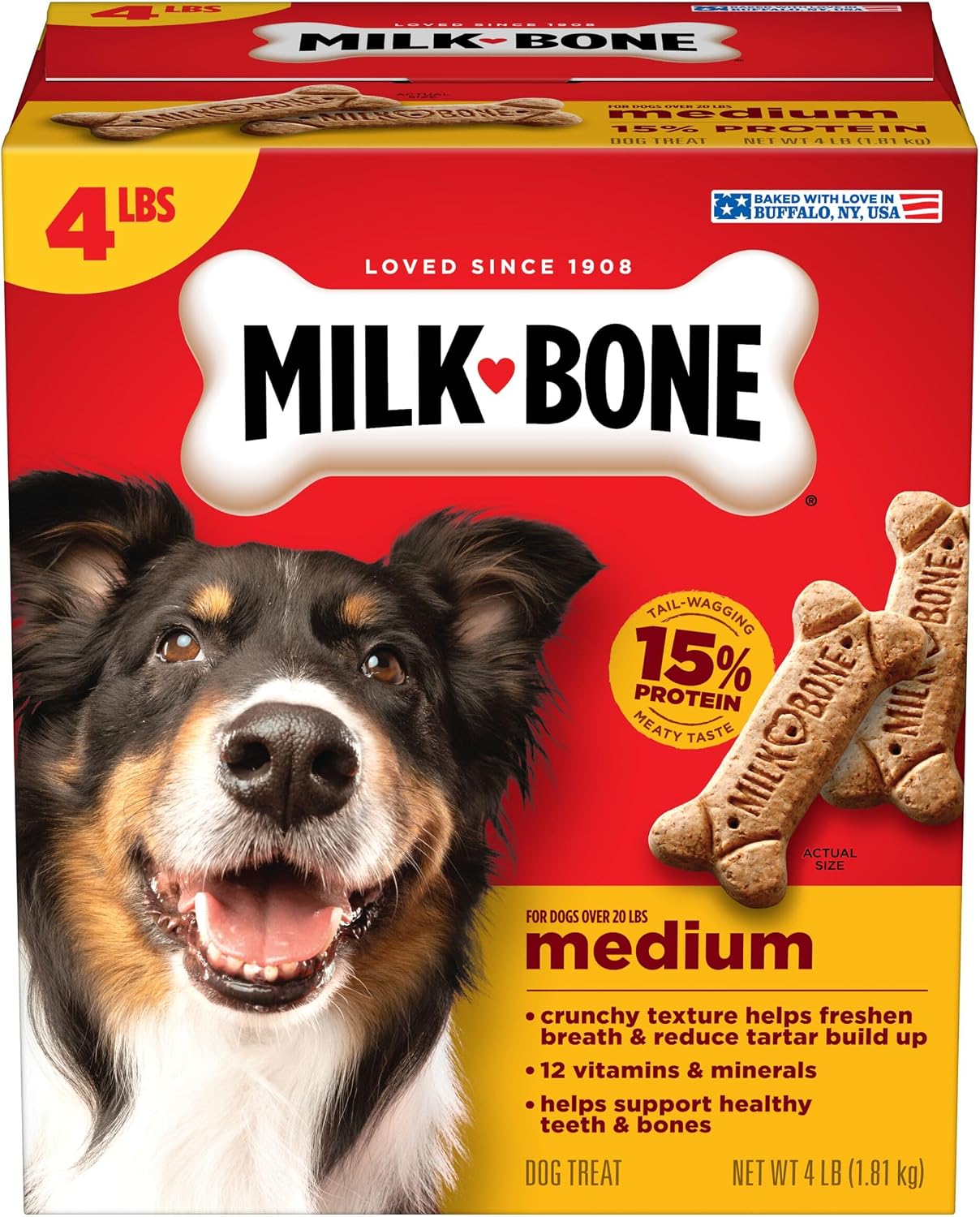 Milk-Bone Original Medium Dog Biscuits, 10 lb Box