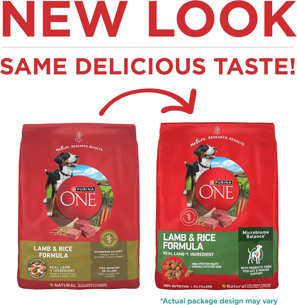 Purina ONE Lamb and Rice Dry Dog Food, 31.1 lb Bag