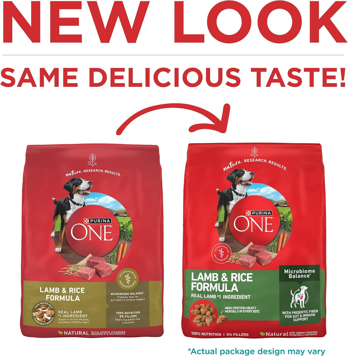 Purina ONE Lamb and Rice Dry Dog Food, 31.1 lb Bag