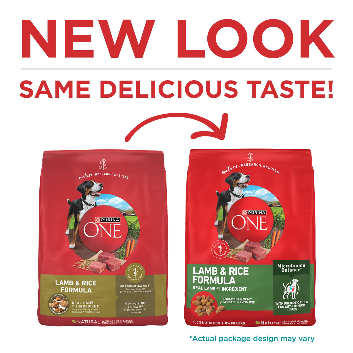 Purina ONE Lamb and Rice Dry Dog Food, 31.1 lb Bag
