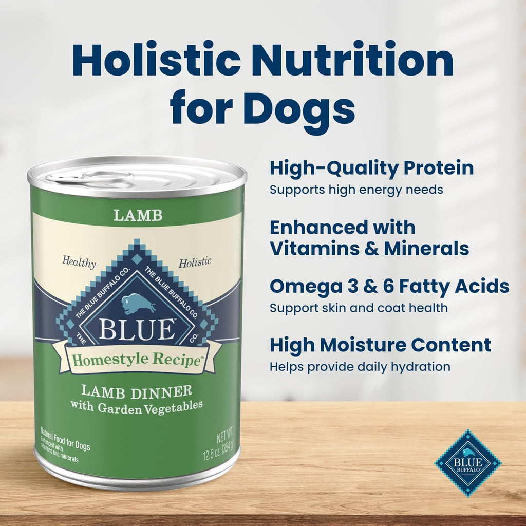 Blue Buffalo Homestyle Recipe Chicken Adult Wet Dog Food, 12.5 oz, 12 ct