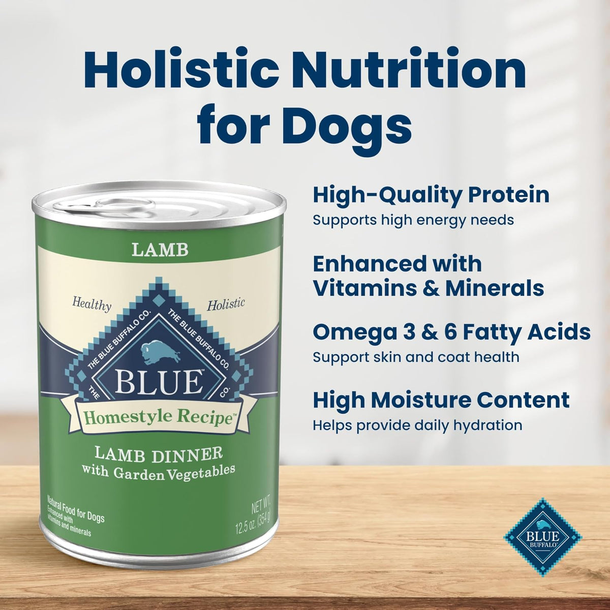 Blue Buffalo Homestyle Recipe Chicken Adult Wet Dog Food, 12.5 oz, 12 ct