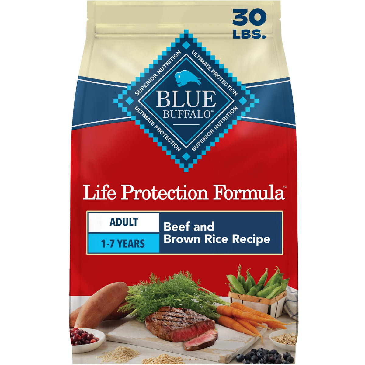 Blue Buffalo Life Protection Formula Chicken Adult Dry Dog Food, 5 lb