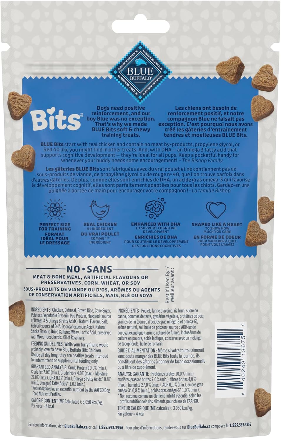 Blue Buffalo Bits Chicken Training Treats, 19 oz