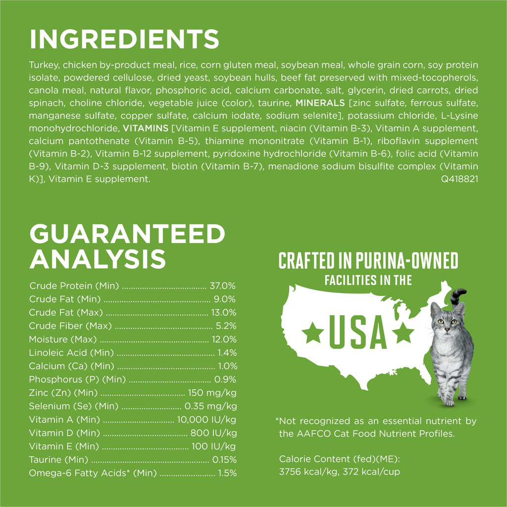 Purina ONE Indoor Advantage Weight Control Dry Cat Food, 16 lb Bag