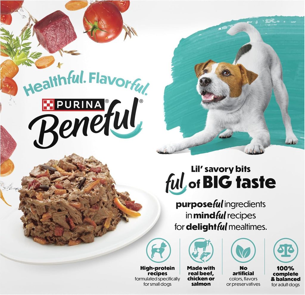 Purina Beneful Small Breed Wet Dog Food Variety Pack, (30) 3 oz Cans