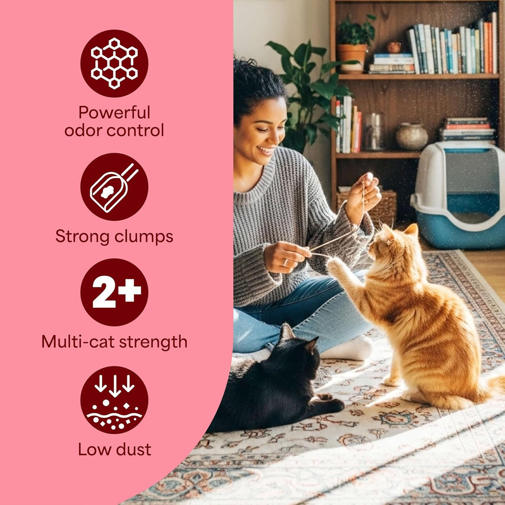 Fresh Step Odor Shield Multi Cat Clumping Cat Litter, 14 lb.