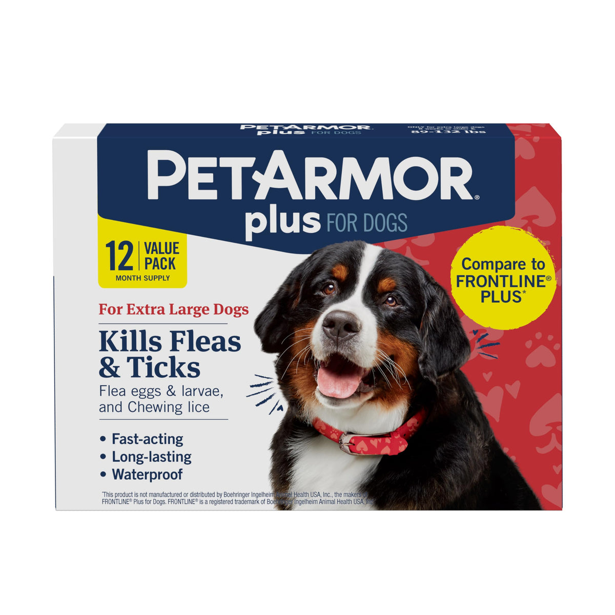 PetArmor Plus Flea and Tick Prevention for Cats, Cat Flea and Tick Treatment, 3 Doses, Waterproof Topical, Fast Acting, Cats Over 1.5 lbs