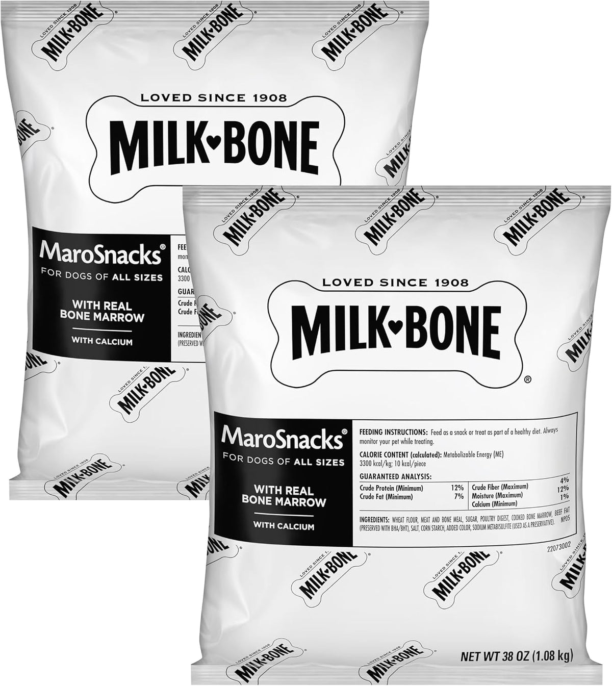 Milk-Bone MaroSnacks Small Dog Treats with Real Bone Marrow, 40 Oz.