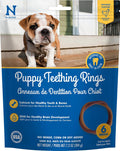 N-Bone Puppy Teething Rings, Chicken Flavor, Natural Puppy Teething Chews & Chew Treats, Helps Soothe Teething Gums, Calcium Enriched, 6 Rings