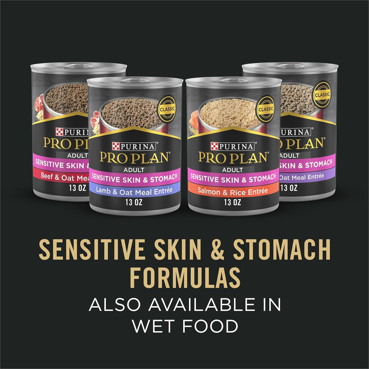 Purina Pro Plan Sensitive Skin & Stomach Dry Dog Food, Salmon, 30 lb Bag