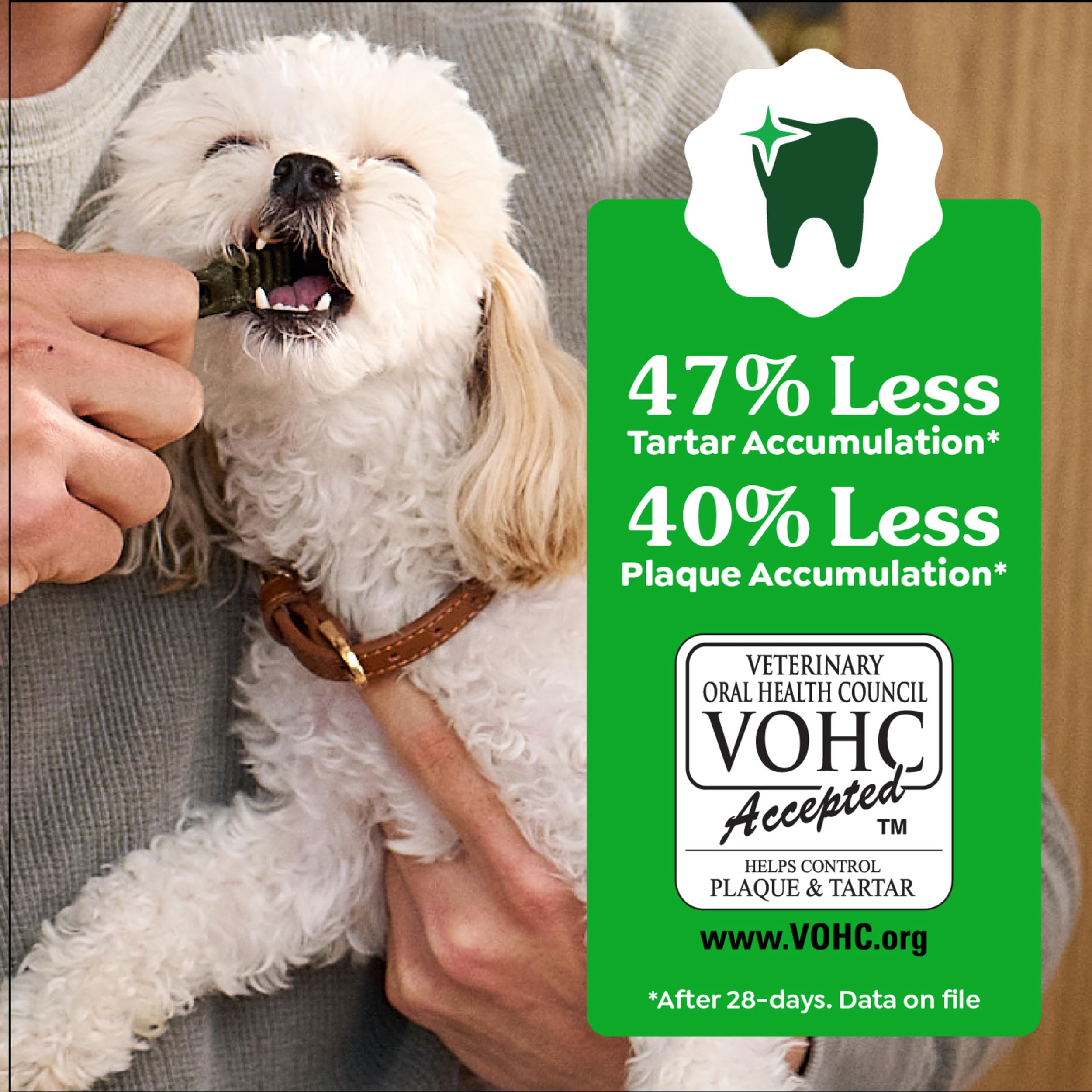 Greenies Large Natural Dental Dog Treats, Original Flavor, 17 Count