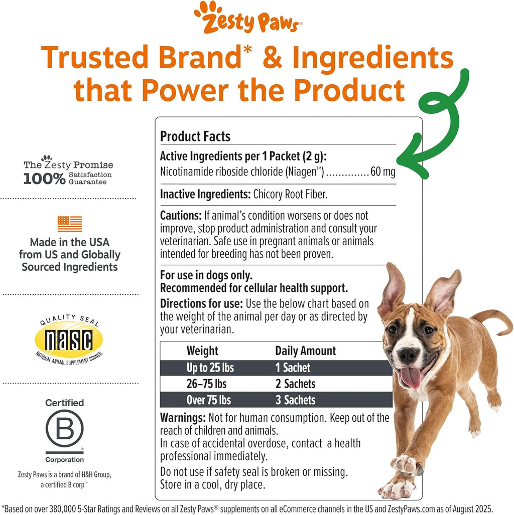 Zesty Paws Dog Vitamins - Dog Multivitamin Chews, Bison, 90 Ct