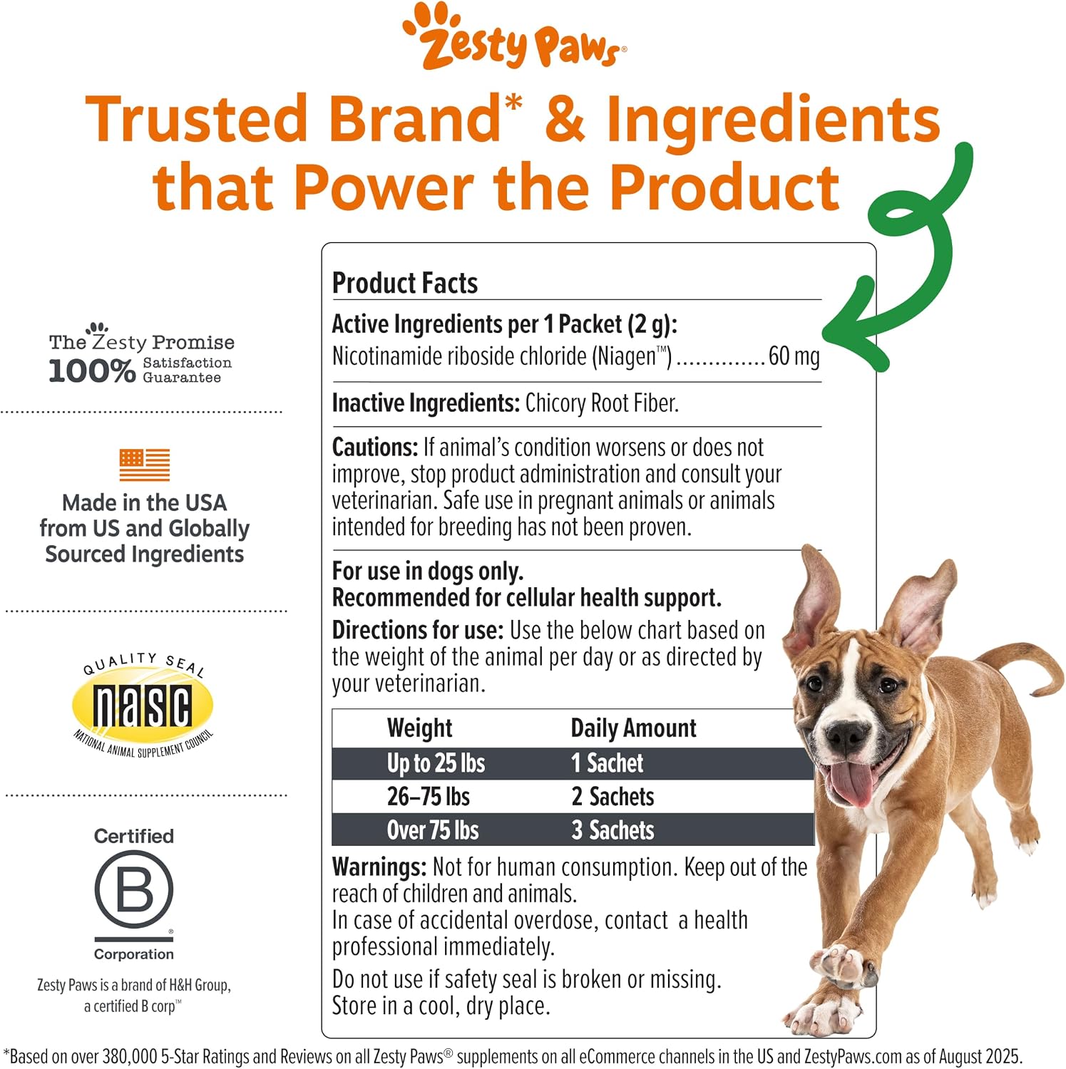 Zesty Paws Dog Vitamins - Dog Multivitamin Chews, Bison, 90 Ct