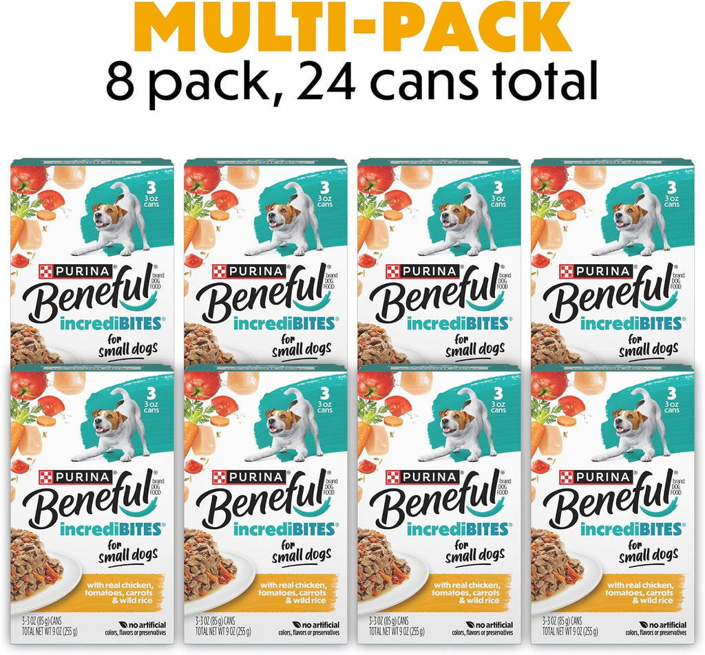 Purina Beneful Small Breed Wet Dog Food Variety Pack, (30) 3 oz Cans