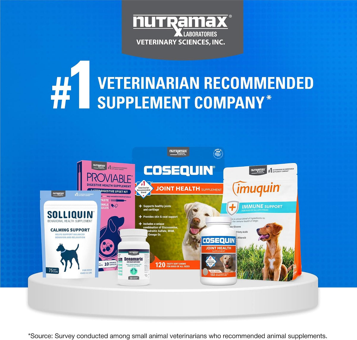 Nutramax Cosequin Joint Supplement for Dogs, Chewable Tablets, 132ct