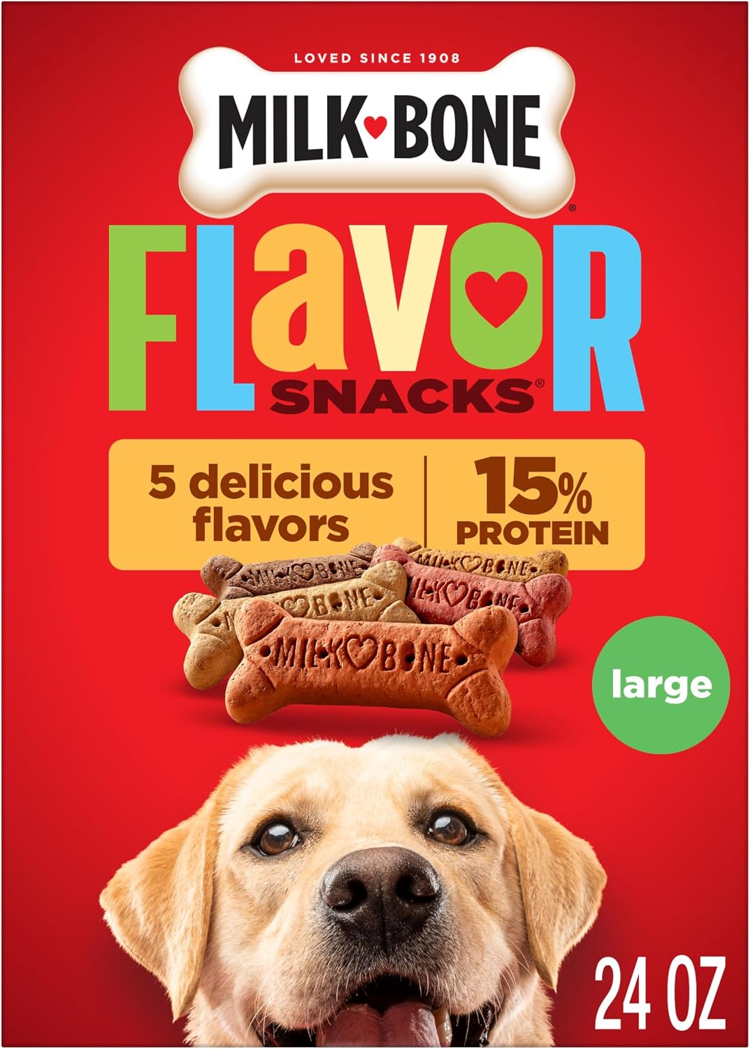 Milk-Bone Flavor Snacks Mini’s Dog Treats, 36 Oz.