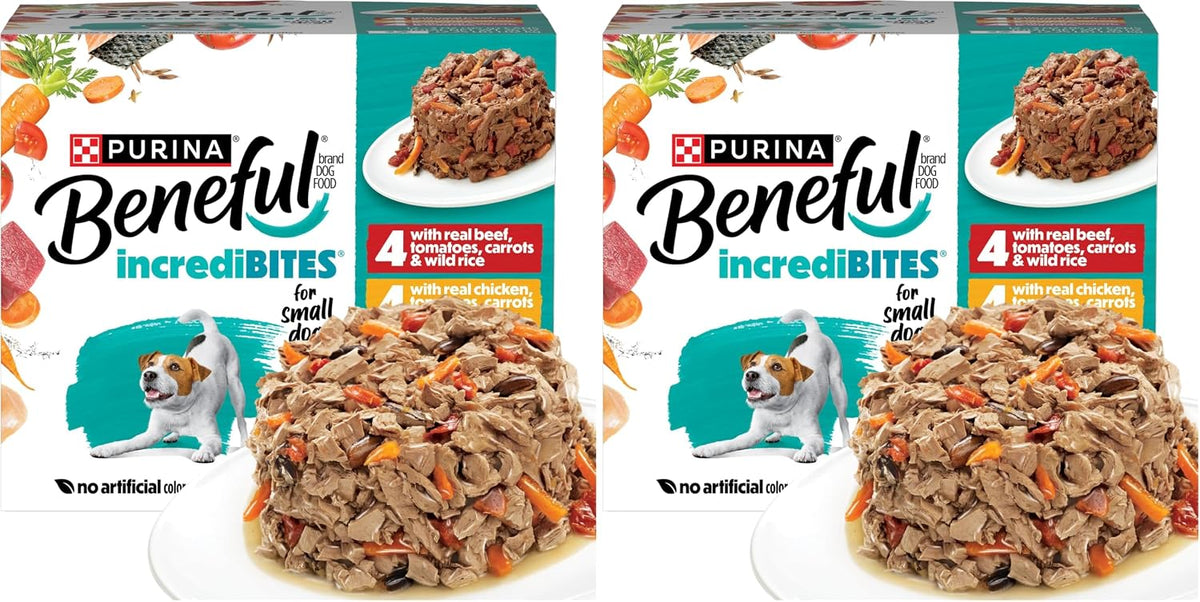 Purina Beneful Small Breed Wet Dog Food Variety Pack, (30) 3 oz Cans