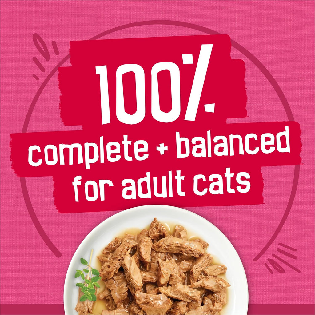 Purina Friskies Prime Filets Cat Food Variety Pack, 48 Ct Cans