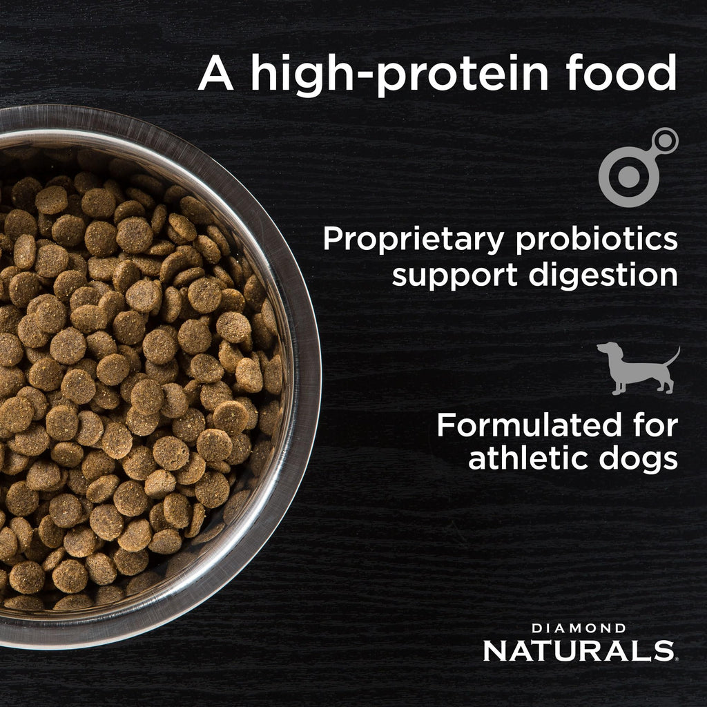 DIAMOND NATURALS Adult Dry Dog Food, Lamb Meal & Rice, 6lb
