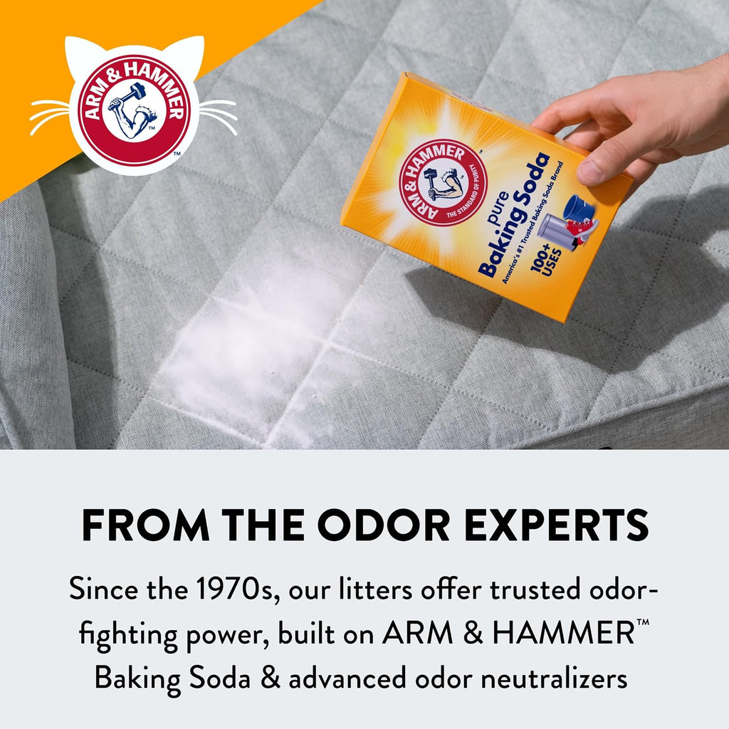 ARM & HAMMER Slide Platinum Easy Clean-Up Clumping Cat Litter, 37 Lbs