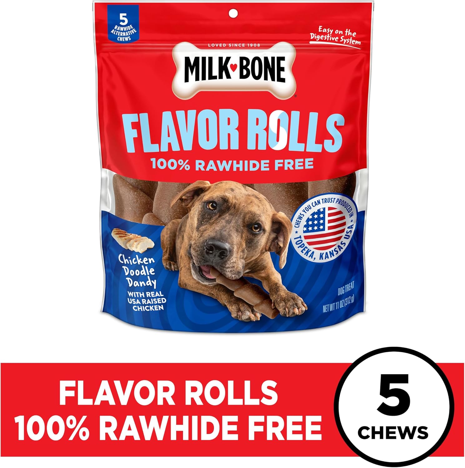 Milk-Bone MaroSnacks Small Dog Treats with Real Bone Marrow, 40 Oz.