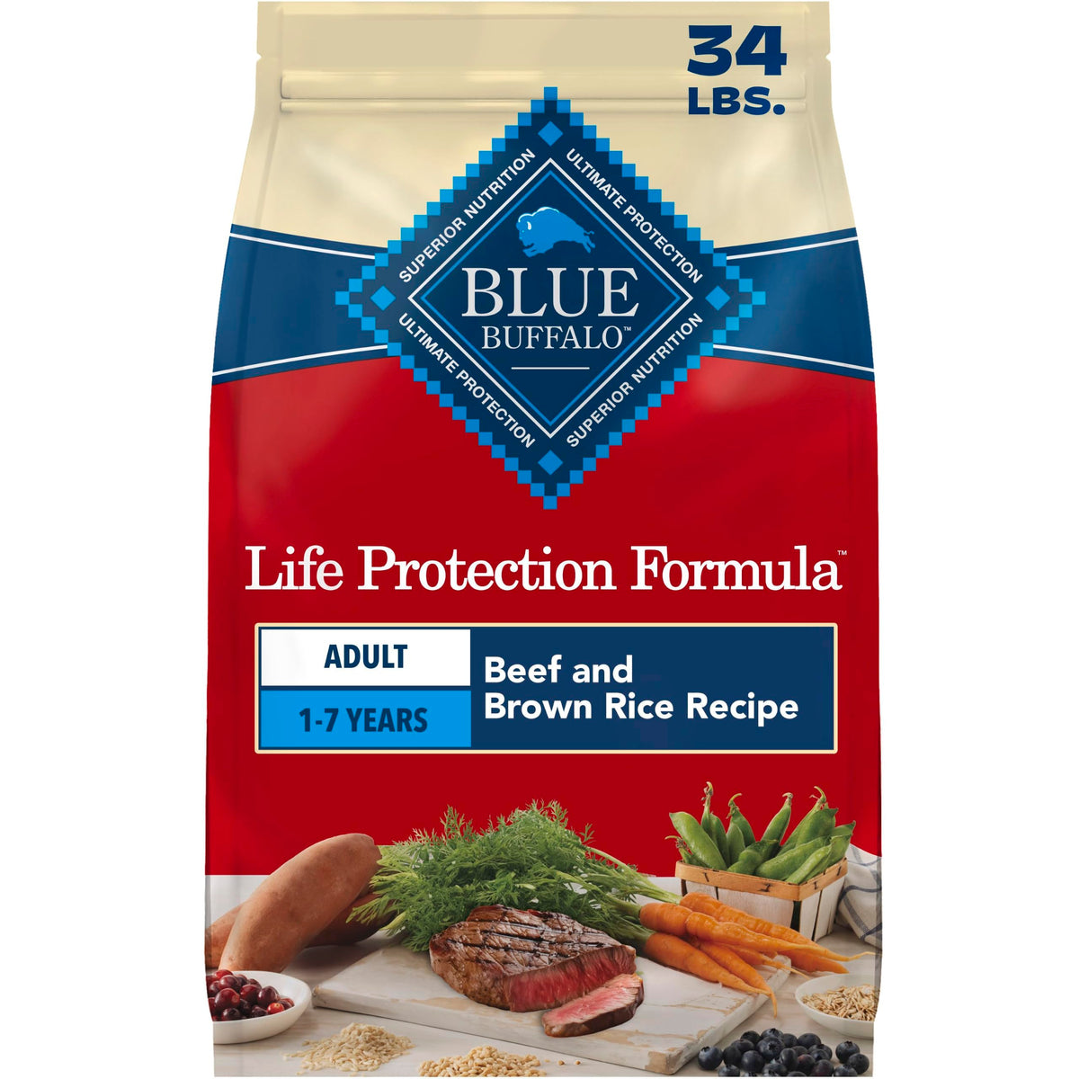 Blue Buffalo Life Protection Formula Chicken Adult Dry Dog Food, 5 lb