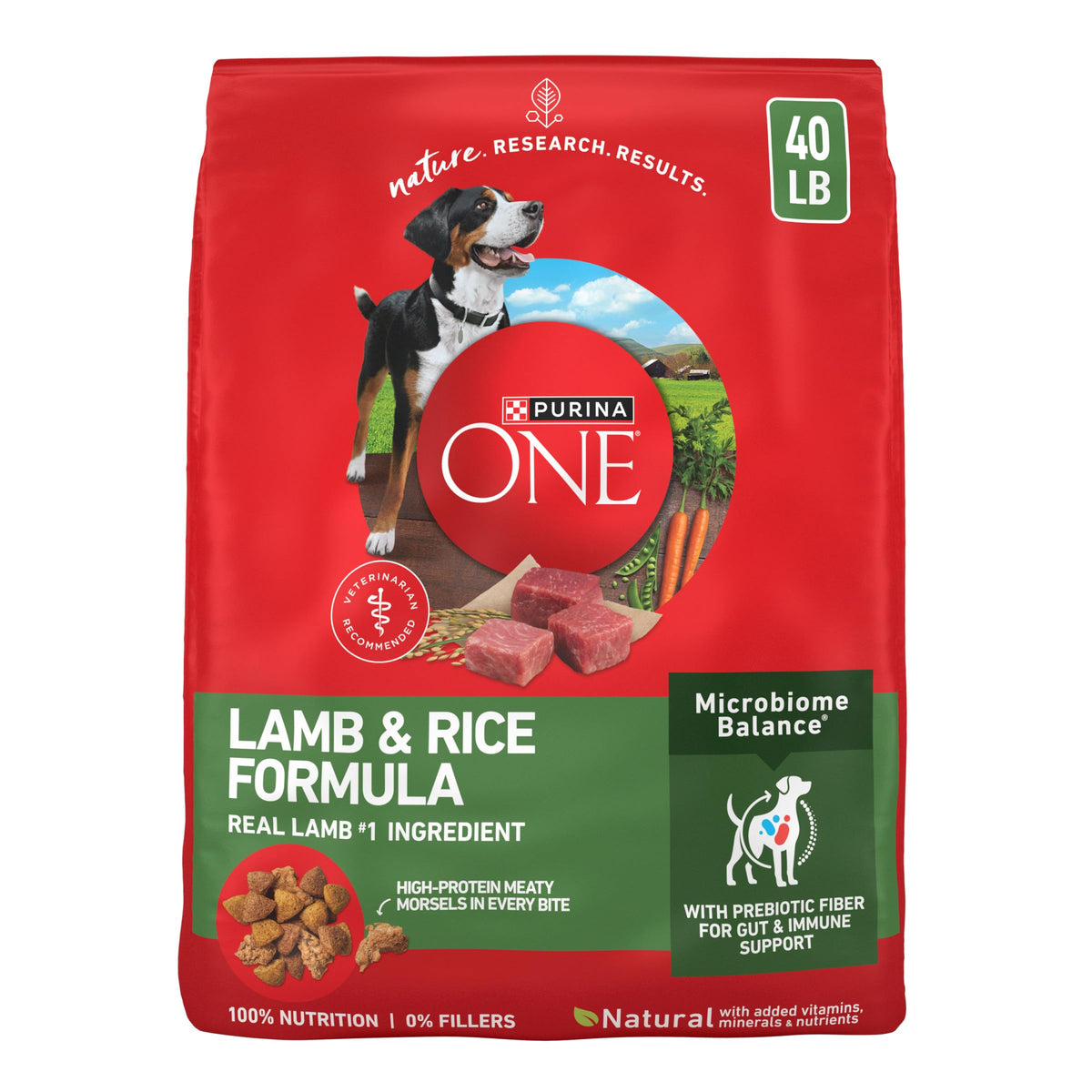 Purina ONE Lamb and Rice Dry Dog Food, 31.1 lb Bag