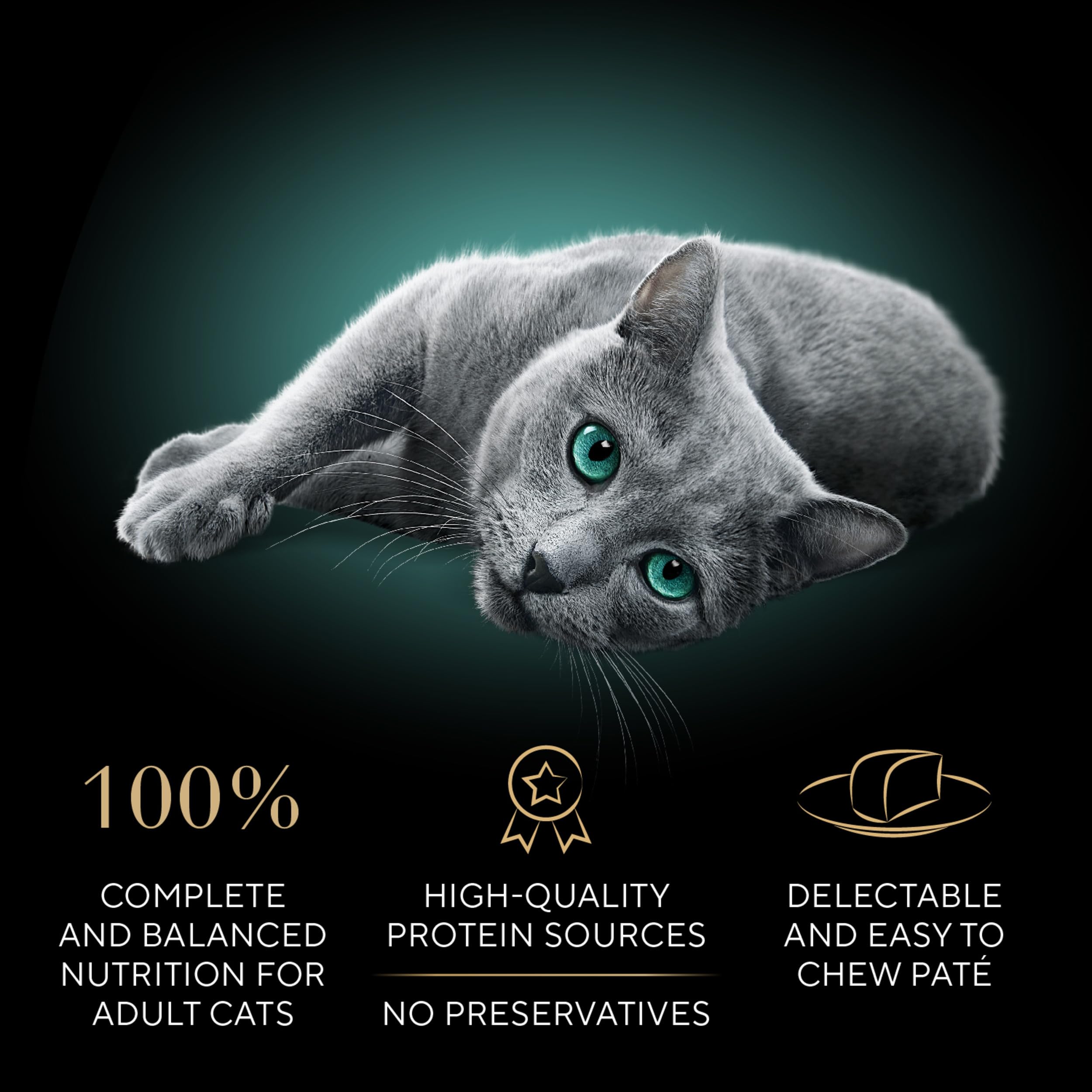 Sheba Perfect Portions Pate Wet Cat Food, Seafood Variety, 2.6 oz, 24 ct