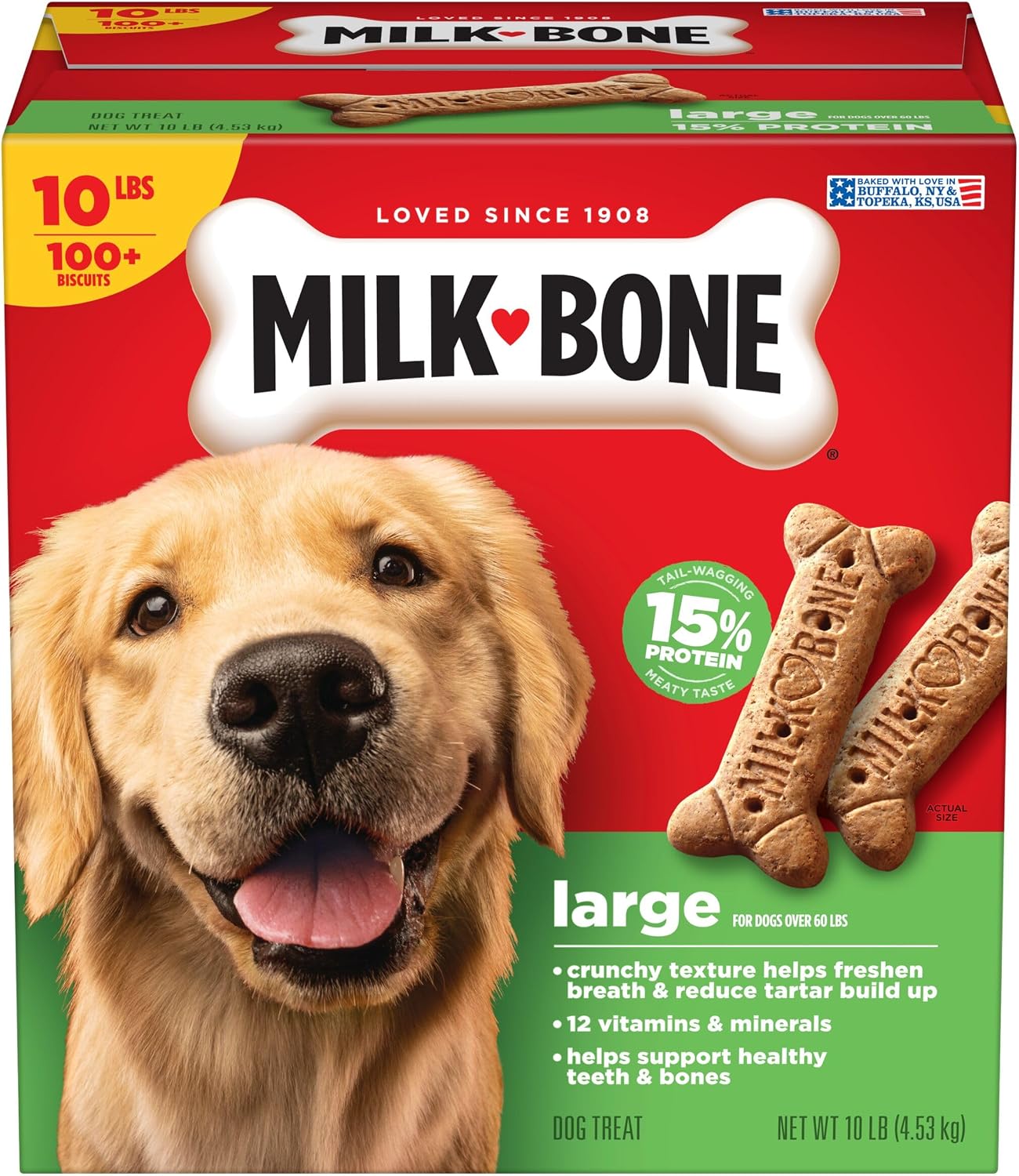 Milk-Bone Original Medium Dog Biscuits, 10 lb Box
