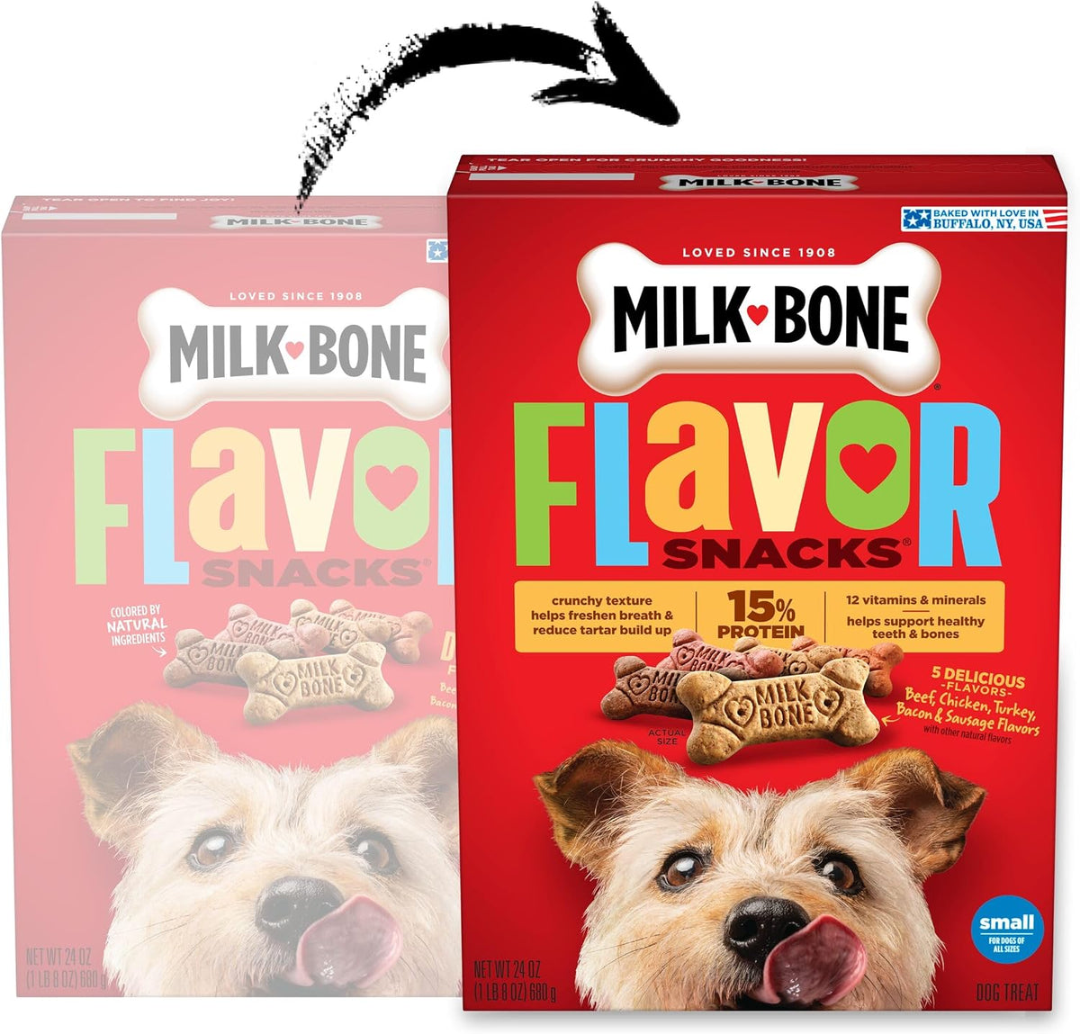 Milk-Bone Flavor Snacks Mini’s Dog Treats, 36 Oz.