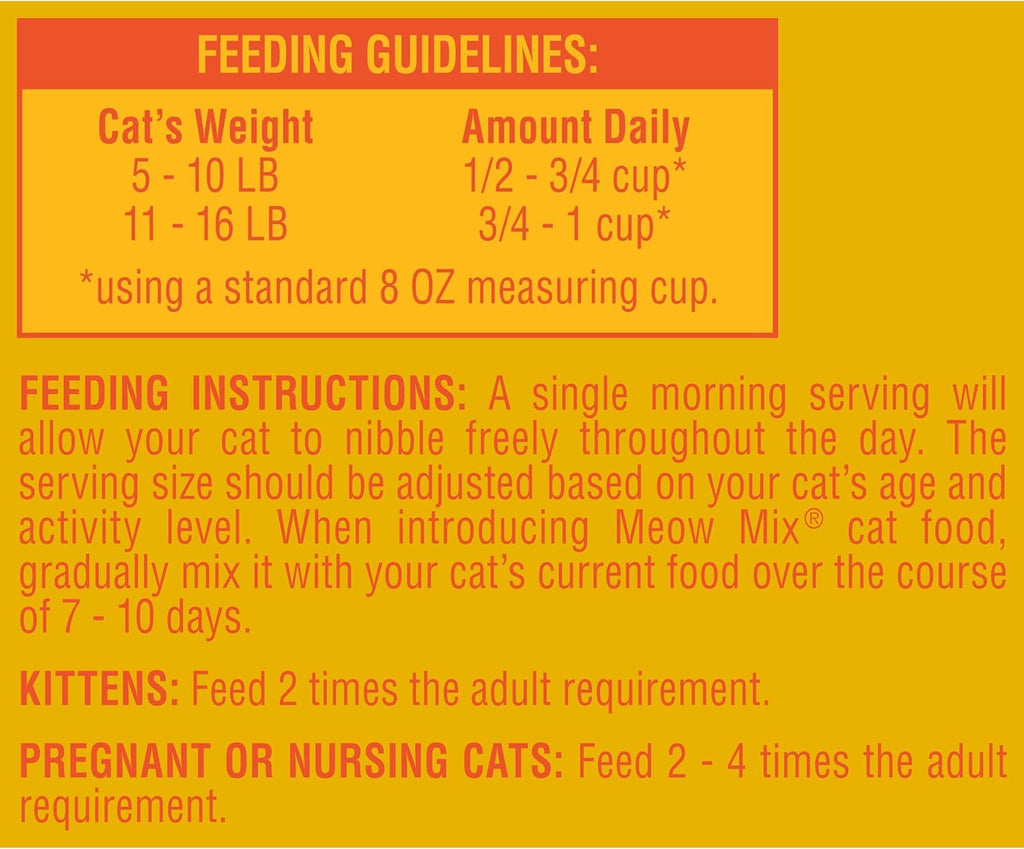 Meow Mix Original Choice Dry Cat Food, 6.3 Pound Bag
