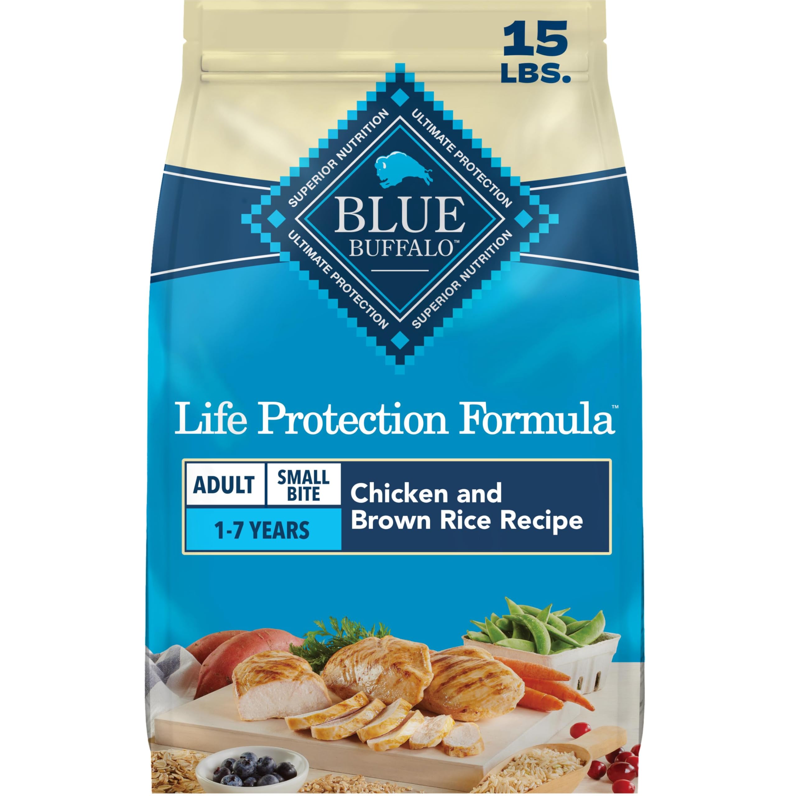 Blue Buffalo Life Protection Formula Chicken Adult Dry Dog Food, 5 lb