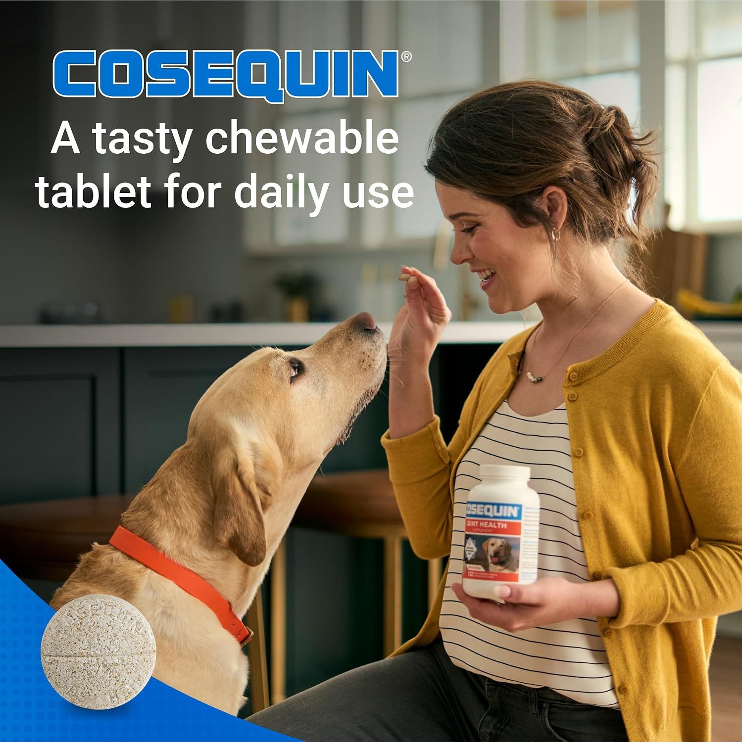 Nutramax Cosequin Joint Supplement for Dogs, Chewable Tablets, 132ct