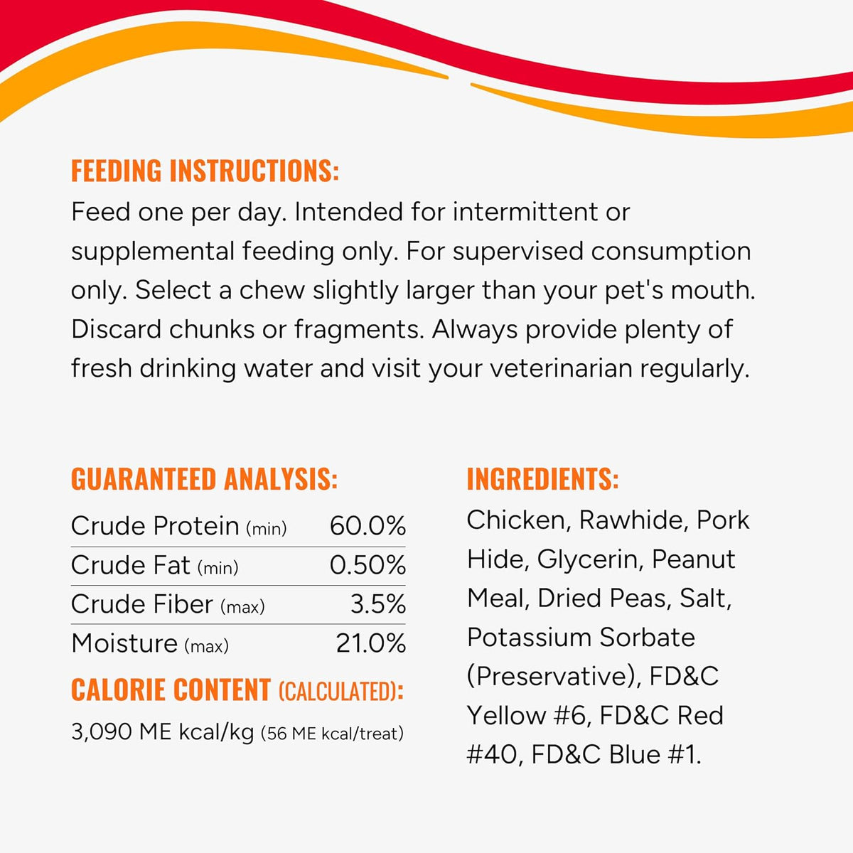 GOOD 'N' FUN Wings Long-Lasting Dog Treat Made with Real Protein, 24 oz