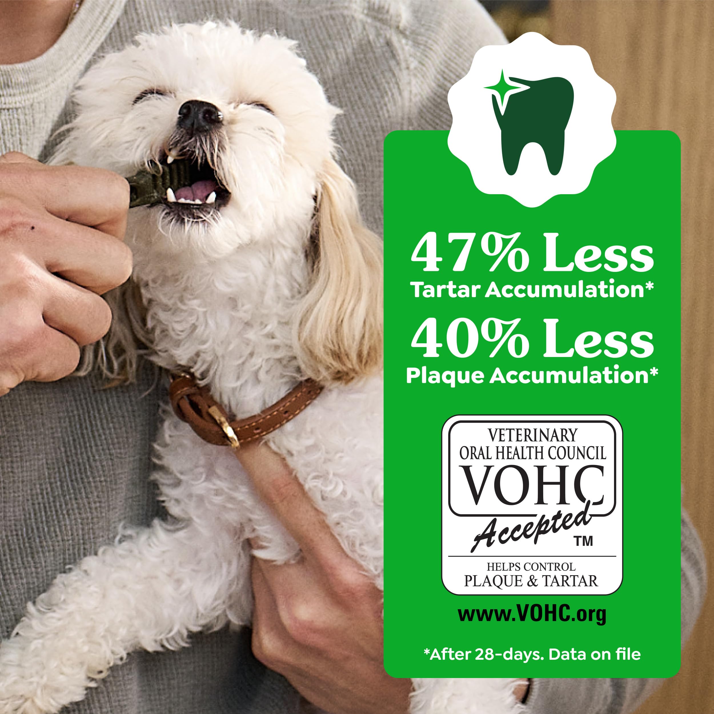 Greenies Large Natural Dental Dog Treats, Original Flavor, 17 Count