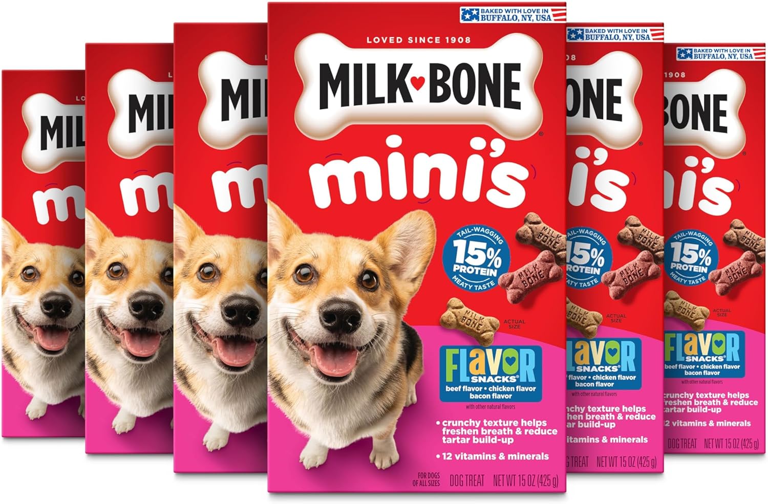 Milk-Bone Flavor Snacks Mini’s Dog Treats, 36 Oz.