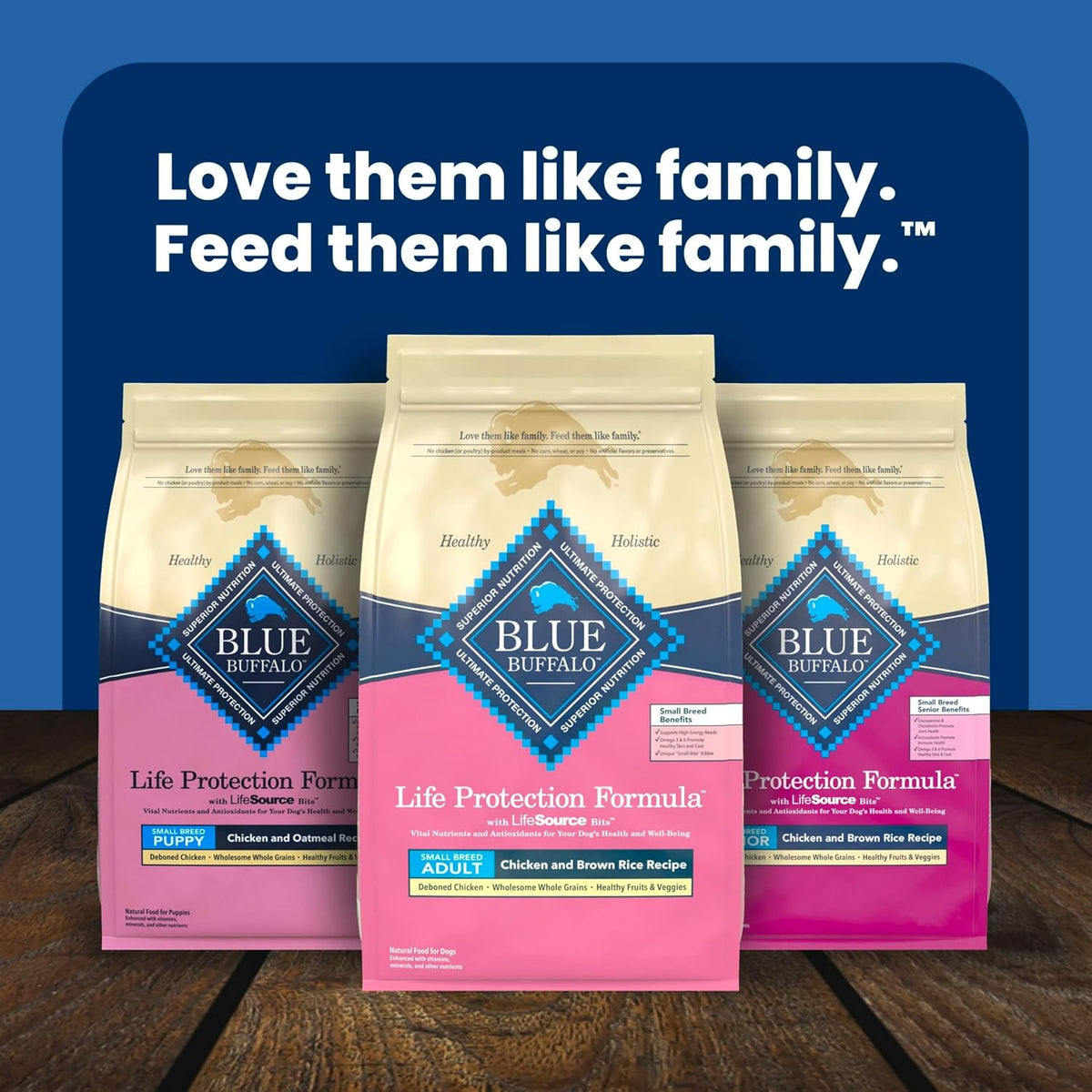 Blue Buffalo Life Protection Formula Chicken Small Breed Dry Dog Food, 5 lb