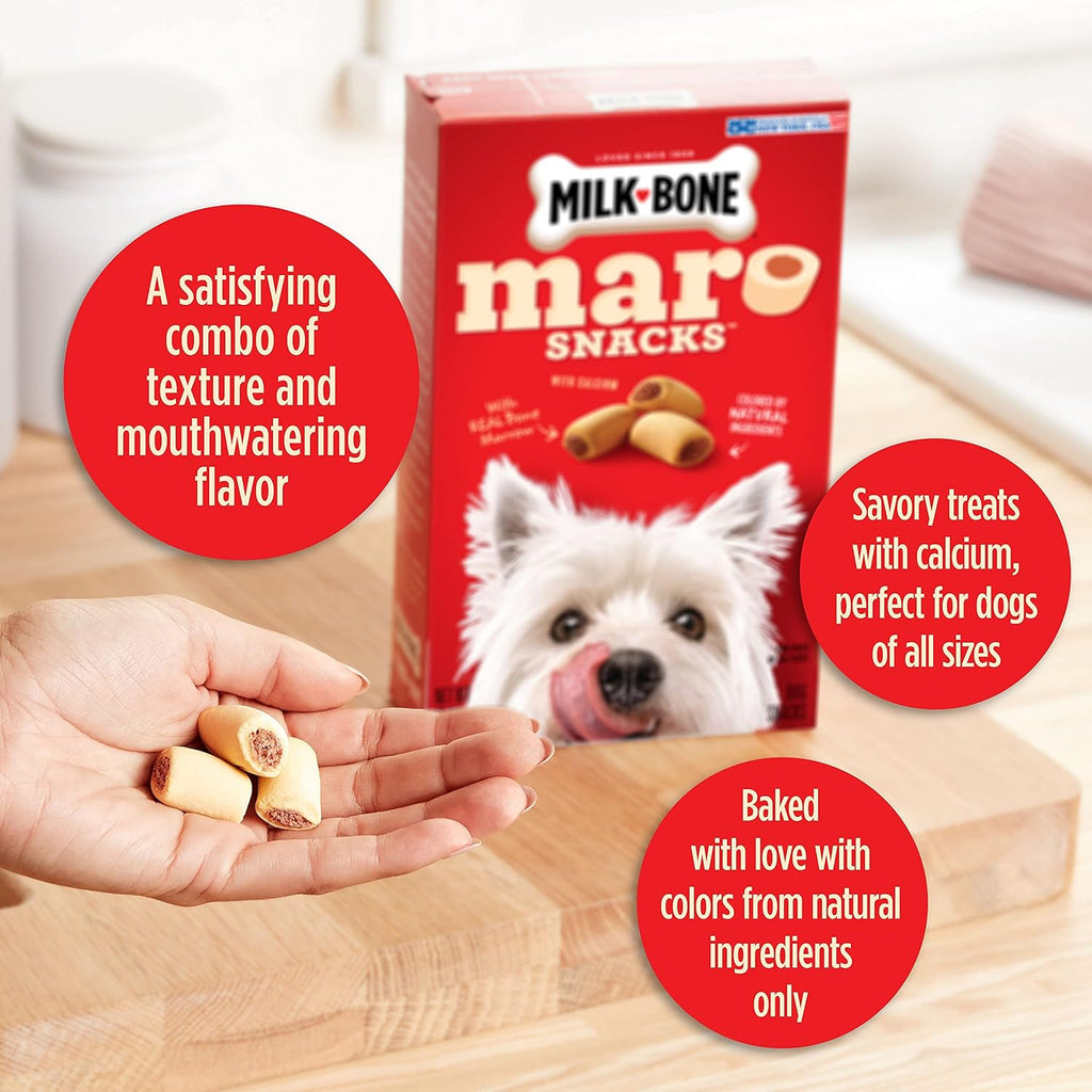 Milk-Bone MaroSnacks Small Dog Treats with Real Bone Marrow, 40 Oz.
