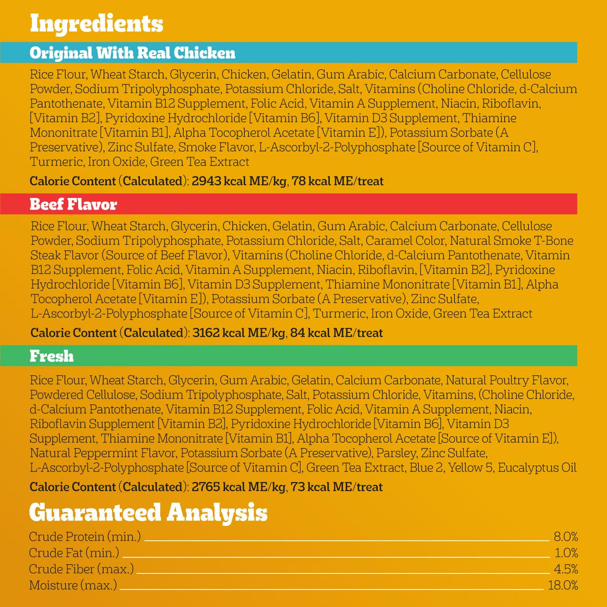 Pedigree Dentastix Large Breed Dental Dog Treats, Fresh, 36 Count