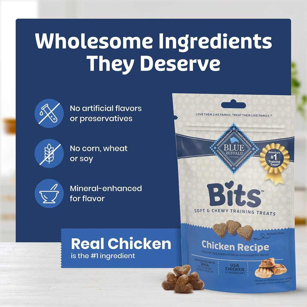 Blue Buffalo Bits Chicken Training Treats, 19 oz