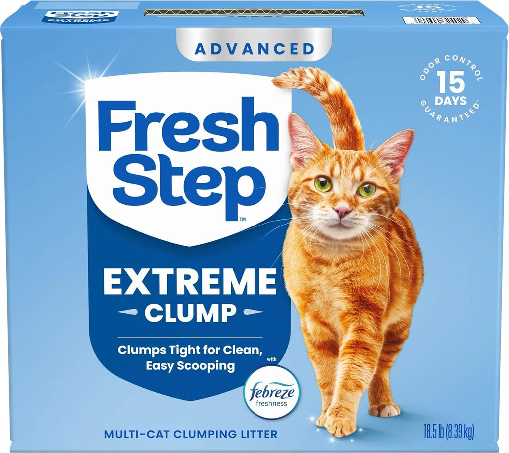 Fresh Step Advanced Heavy Duty Multi Cat Clumping Cat Litter, 17.5 lb.